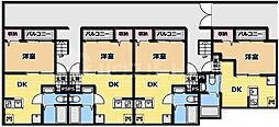 仮)志村Solana Link 1DKの間取図画像