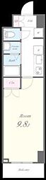 SUPURUSE板橋 1Kの間取図画像