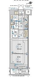 板橋区高島平7丁目マンション 2Kの間取図画像