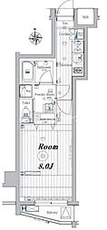 MAKESDESIGN板橋本町2 1Kの間取図画像