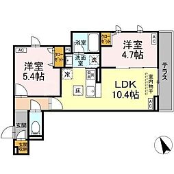 セレスティア赤羽 2階