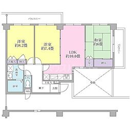 grandnoir光が丘 3LDKの間取図画像