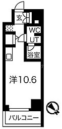 スパシエステージ池袋西 ワンルームの間取図画像