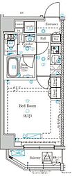DIPS東十条駅前RESIDENCE 1Kの間取図画像