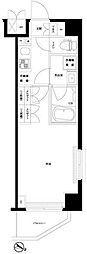 ルーブル蓮根 1Kの間取図画像