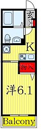 ルセドール赤羽 2階/206