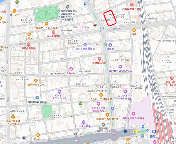 地図を拡大表示
