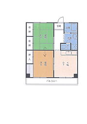 間取図画像 2DK