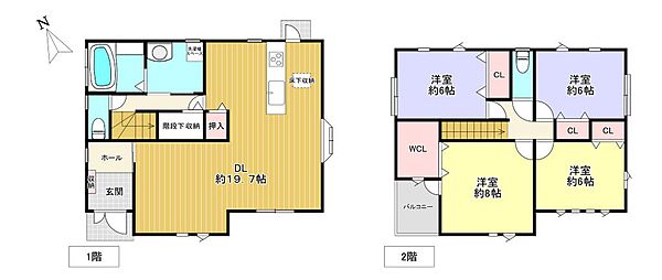 間取りを拡大表示