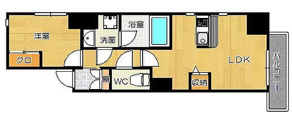 WE渡辺通り ｜福岡県福岡市中央区渡辺通2丁目(賃貸マンション1LDK・2階・31.99㎡)の写真 その2