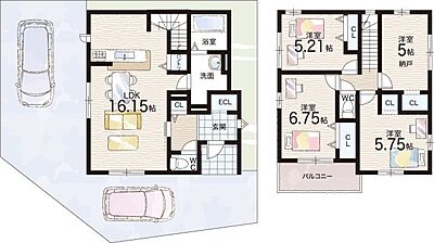 間取り：14号地