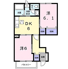 物件の間取り