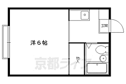 シェーンハイムA棟 1Kの間取図画像
