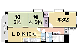 グランビア京都 3LDKの間取図画像