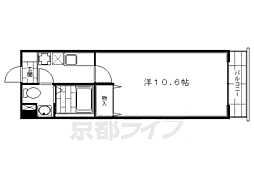 メゾンウィーブ 1Kの間取図画像