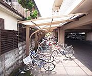駐輪場です。
