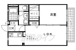 シャーメゾン矢倉 1LDKの間取図画像