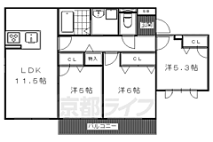物件の間取り