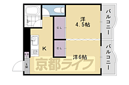メゾン・ド・パルミエ 2Kの間取図画像