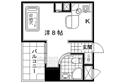 ラ・パルフェ・ド・レジェール 1Kの間取図画像