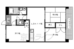 ガーディナルトキ 3LDKの間取図画像