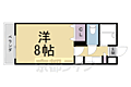 中井マンション新烏丸1階4.0万円