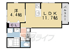 仮)新築紫野花ノ坊町マンション 1LDKの間取図画像