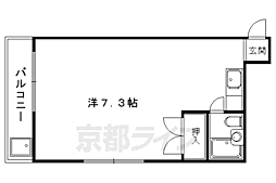 メイコービル 1Kの間取図画像