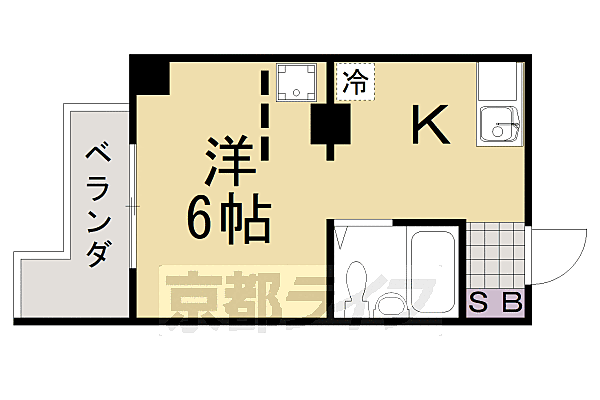 タチバナ 102｜京都府京都市西京区大枝中山町(賃貸マンション1K・1階・19.00㎡)の写真 その2