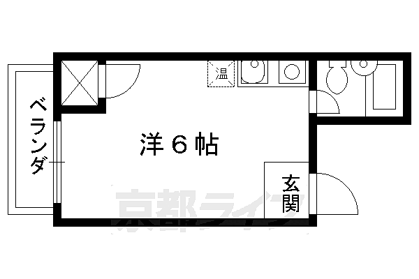 ＳＴＥＰ　ＲＩＧＨＴ　ＵＰ 302｜京都府京都市下京区西七条北月読町(賃貸マンション1K・3階・17.00㎡)の写真 その2