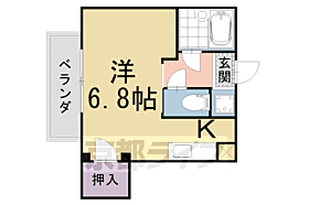 京都府京都市中京区矢幡町（賃貸マンション1K・2階・21.10㎡） その2