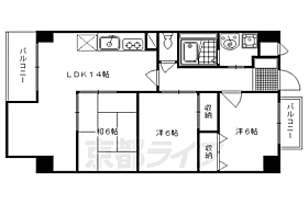 京都府京都市中京区西ノ京馬代町（賃貸マンション3LDK・4階・67.42㎡） その2