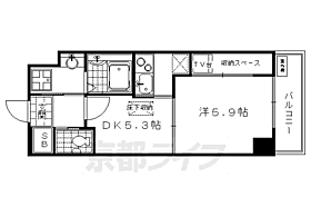 京都府京都市下京区御影堂町（賃貸マンション1DK・9階・29.65㎡） その2