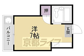 ハーベスト鈴木 302 ｜ 京都府京都市伏見区桃山町弾正島（賃貸マンション1R・3階・20.00㎡） その2