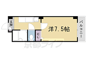 京都府京都市右京区西院西三蔵町（賃貸マンション1K・3階・21.80㎡） その2