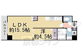 京都府京都市中京区百足屋町（賃貸マンション1LDK・3階・47.48㎡） その2