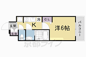 京都府京都市南区東九条西河辺町（賃貸マンション1K・3階・21.28㎡） その2