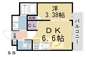 ｓｔ．Ｒｅｓｉｄｅｎｃｅ深草 202 ｜ 京都府京都市伏見区深草上横縄町（賃貸アパート1DK・2階・25.66㎡） その2