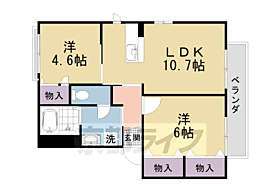 京都府京都市右京区山ノ内西裏町（賃貸アパート2LDK・2階・49.40㎡） その2