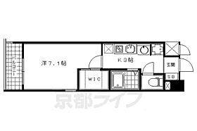 京都府京都市下京区深草町（賃貸マンション1K・9階・25.42㎡） その2