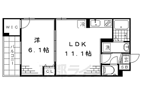 ハルフクイ　観月 102 ｜ 京都府京都市伏見区向島西堤町（賃貸アパート1LDK・1階・41.21㎡） その2