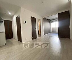 阪急京都本線 西院駅 徒歩9分の賃貸アパート 1階1LDKのリビング/ダイニング