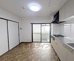 京都市営烏丸線 烏丸御池駅 徒歩6分の賃貸マンション 5階2DKのリビング/ダイニング