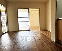 京阪本線 墨染駅 徒歩13分の賃貸アパート 1階3DKのリビング/ダイニング