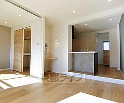 JR東海道・山陽本線 長岡京駅 徒歩34分の賃貸アパート 2階1LDKのリビング/ダイニング