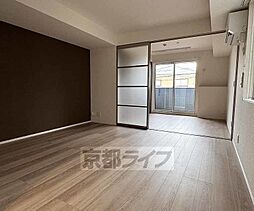 京阪本線 丹波橋駅 徒歩3分の賃貸アパート 2階1LDKのリビング/ダイニング