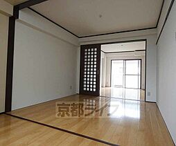 京阪宇治線 六地蔵駅 徒歩12分の賃貸マンション 3階2DKのリビング/ダイニング