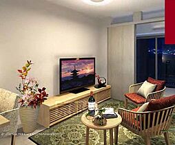 ソルテラスＫＹＯＴＯ西大路　瑠 1102 11階1LDKのリビング/ダイニング