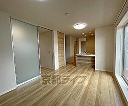 阪急嵐山線 嵐山駅 徒歩3分の賃貸アパート 3階2LDKのリビング/ダイニング