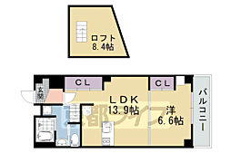 Ｍｏｒｅ河原町II 5階1LDKの間取り